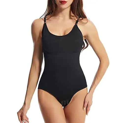 Seamless Sleeveless Bodysuit for Tummy Control

